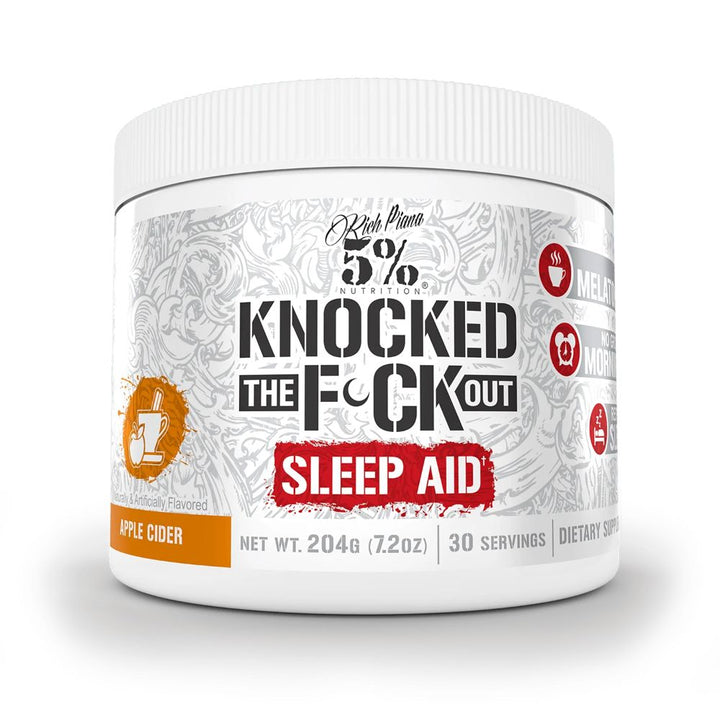 5 percent nutrition knocked the f ck out sleep aid apple cider