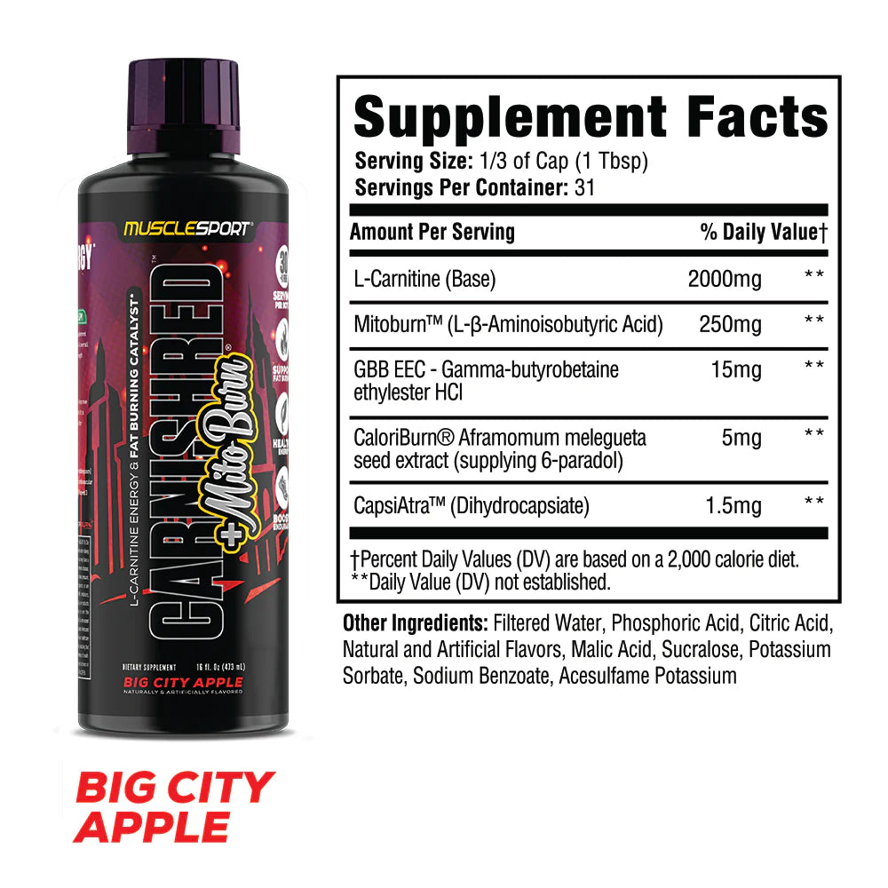 CarniShred®+ Mitoburn®- Non Stim Fat Burner