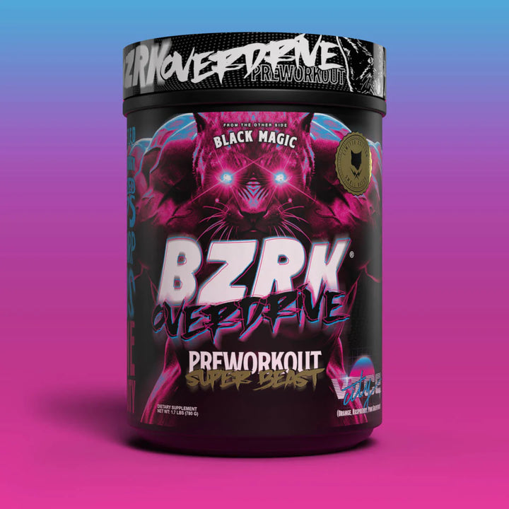 Black magic supply BZRK overdrive pre-workout vice city flavor