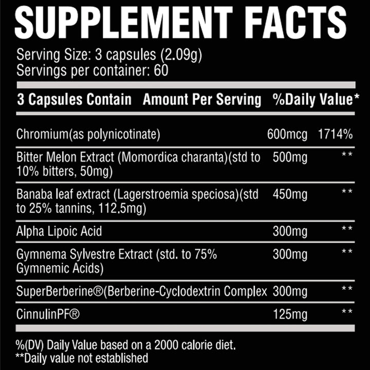 chemix gda supplement facts