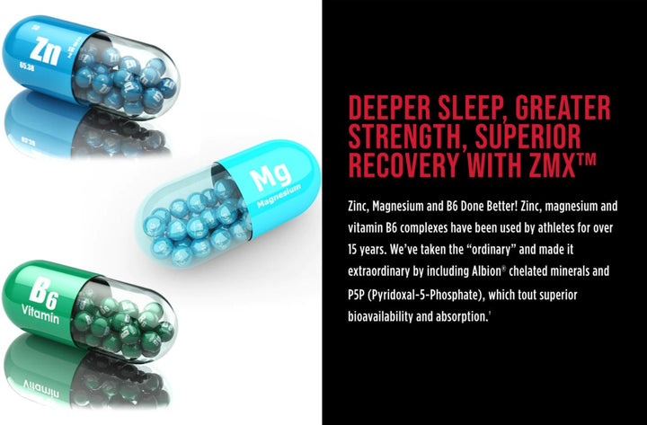 innovapharm zmx deeper sleep, greater strength, superior recovery