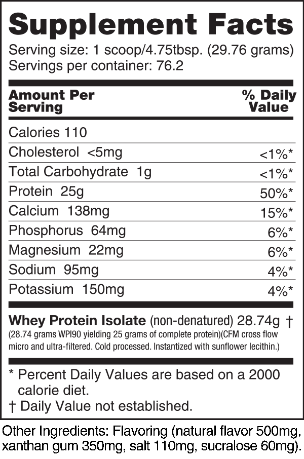 NuraBio 100% Whey Protein Isolate