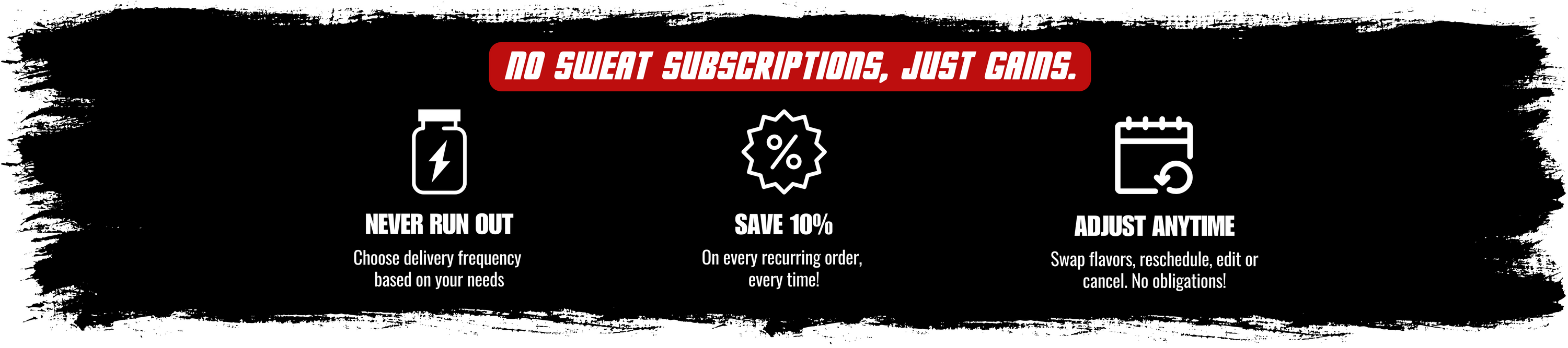 Subscribe & Save on Supplements | Shredded Rx