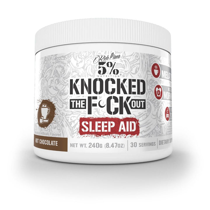 5 percent nutrition knocked the f ck out sleep aid hot chocolate