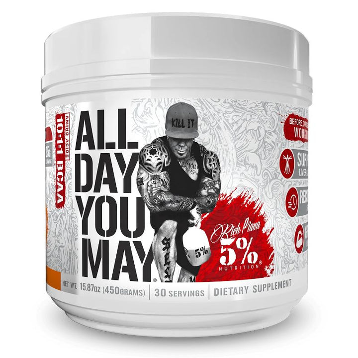 5% Nutrition All Day You May BCAAs