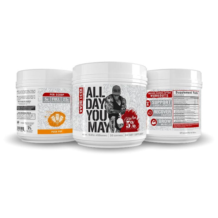 5% Nutrition All Day You May BCAAs
