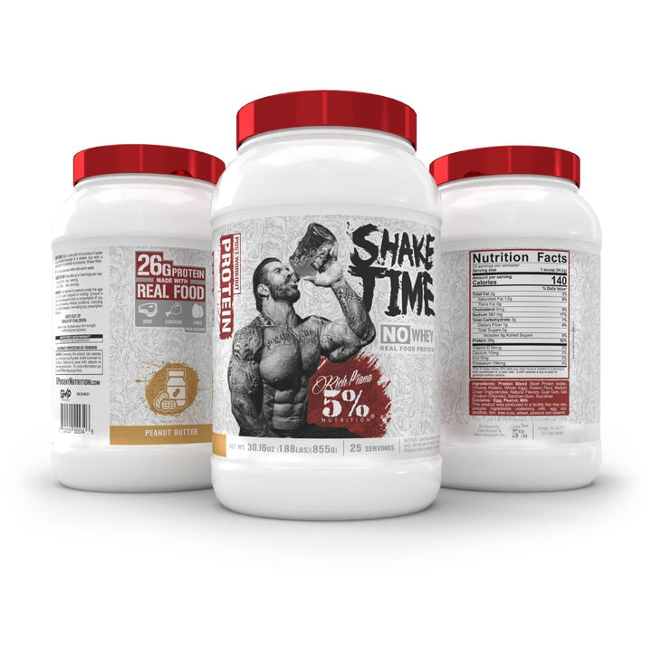 5 percent nutrition shake time no whey real food post workout protein shake