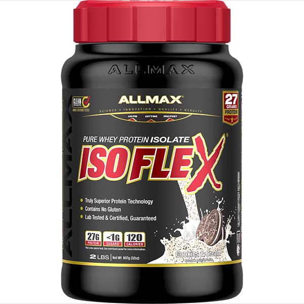 Allmax Isoflex 2lb cookies & cream protein