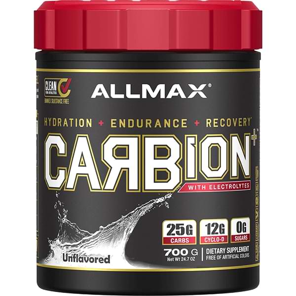 Allmax Nutrition carbion+ carbs hydration drink unflavored