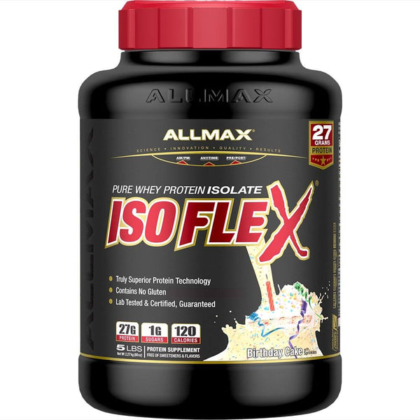 Allmax Isoflex 5lb Birthday Cake