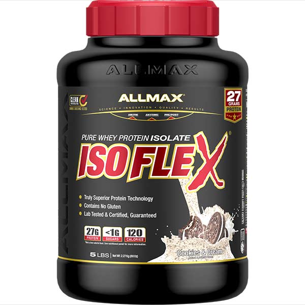 Allmax Isoflex 5lb  Cookies and cream