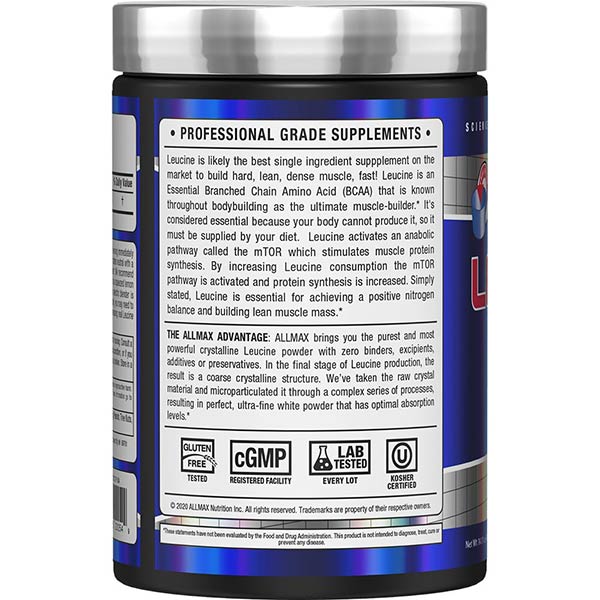 Allmax Essentials Leucine Powder Professional grade supplements