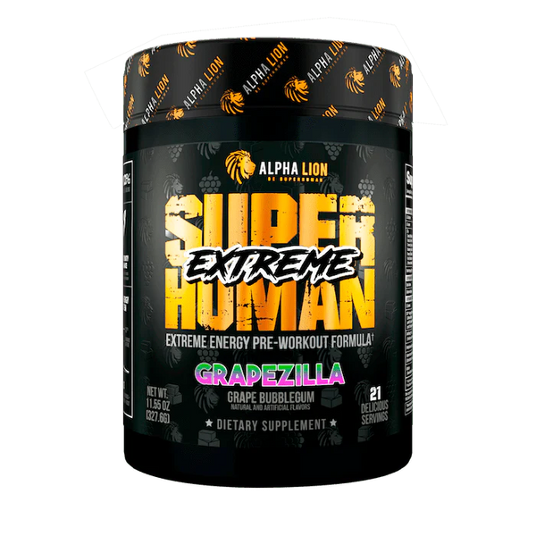 Alpha Lion Super Human Extreme Pre-workout grapezilla