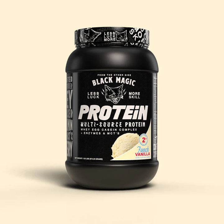 Black Magic Supply Multi-source protein powder french vanilla