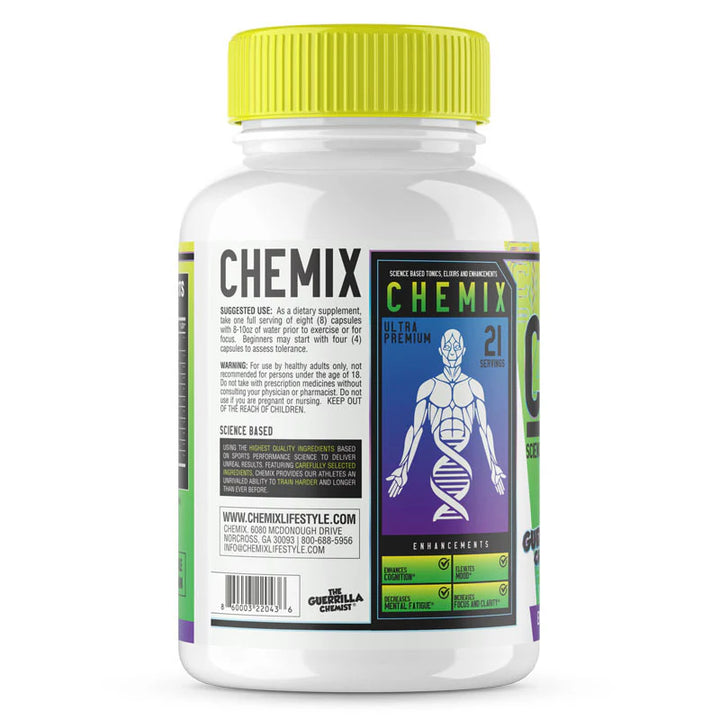 Chemix Nootropic Caffiene Free Focus Supplement info