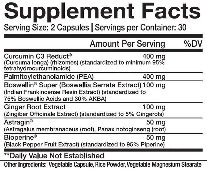 Innovapharm Flexamend Supplement Facts