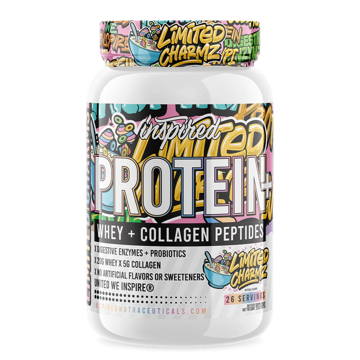 Inspired Nutraceuticals Protein+ collagen & prebiotics limited charmz