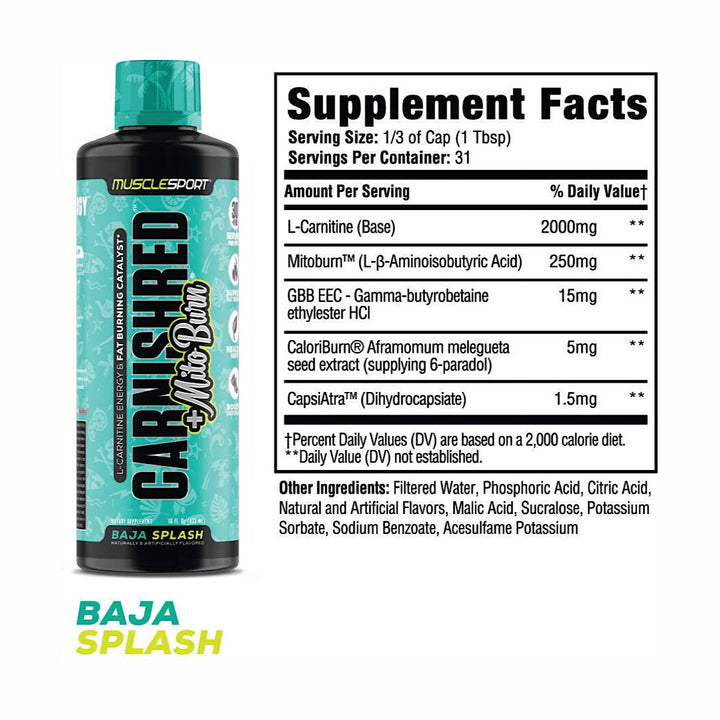 Musclesport carnishred + mitoburn baja splash 02