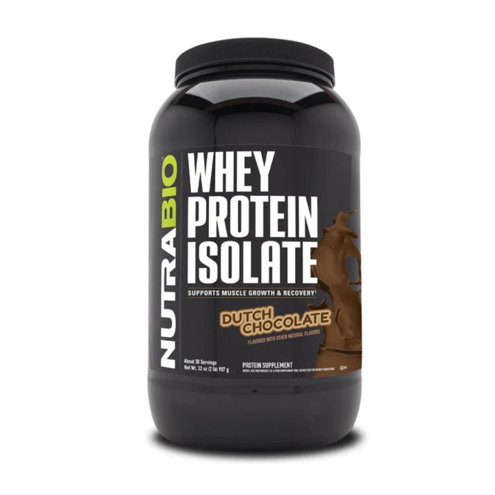 Nutrabio Whey Protein Isolate dutch chocolate