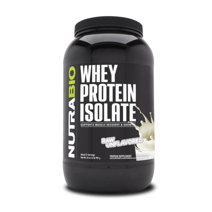 Nutrabio Whey Protein Isolate raw unflavored