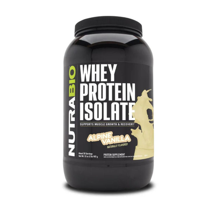 Nutrabio Whey Protein Isolate alpine vanilla