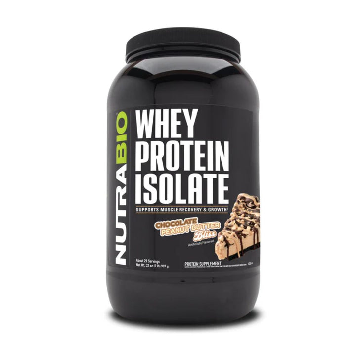 Nutrabio Whey Protein Isolate chocolate peanut butter bliss