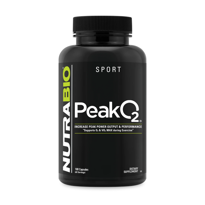 O2 Black Capsulas PeakO2 Capsules- Boost Endurance, Strength & Recovery | NutraBio ...