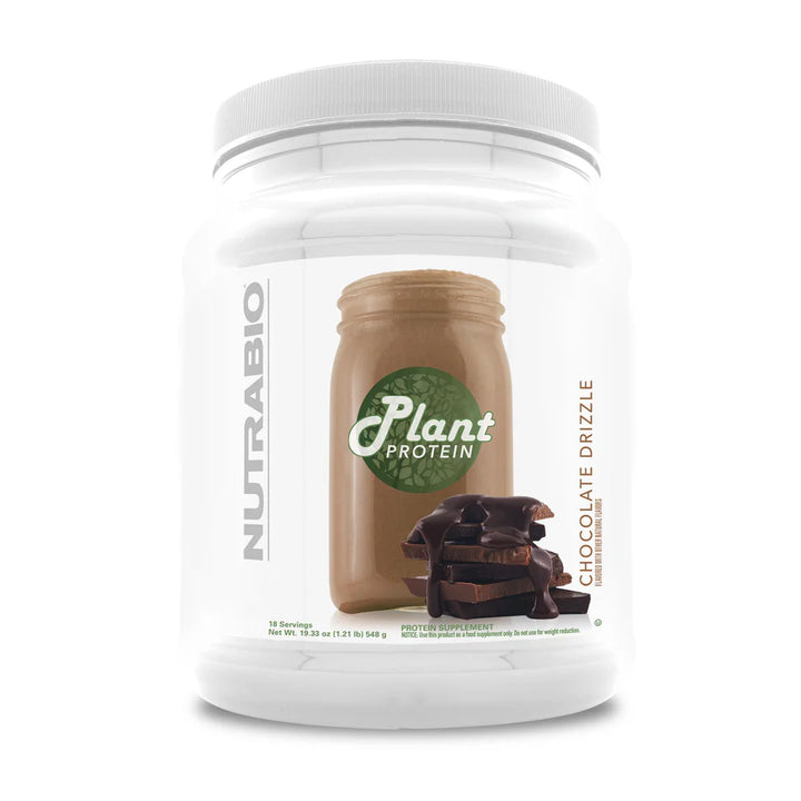 Nutrabio plant protein chocolate drizzle 18 servings