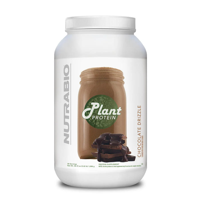 Nutrabio plant protein chocolate drizzle 36 servings