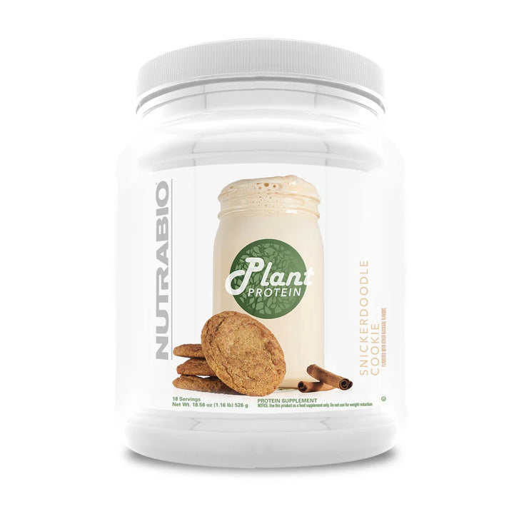 Nutrabio plant protein snickerdoodle cookie 18 servings