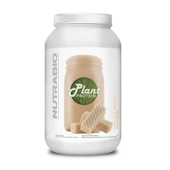 Nutrabio plant protein vanilla wafer 36 servings