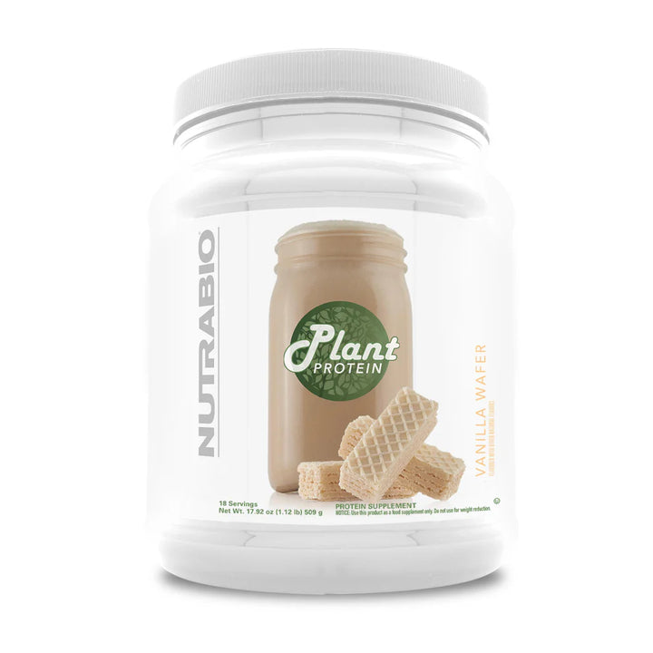 Nutrabio plant protein vanilla wafer 18 servings