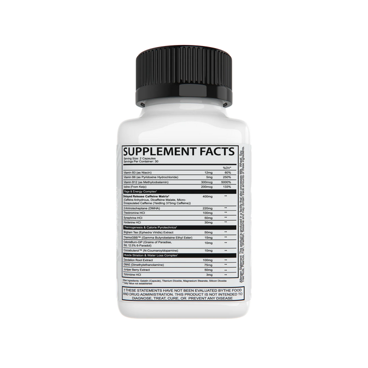 Pyrodex - Powerful Thermogenic Fat Burner | Afterdark Supplements ...