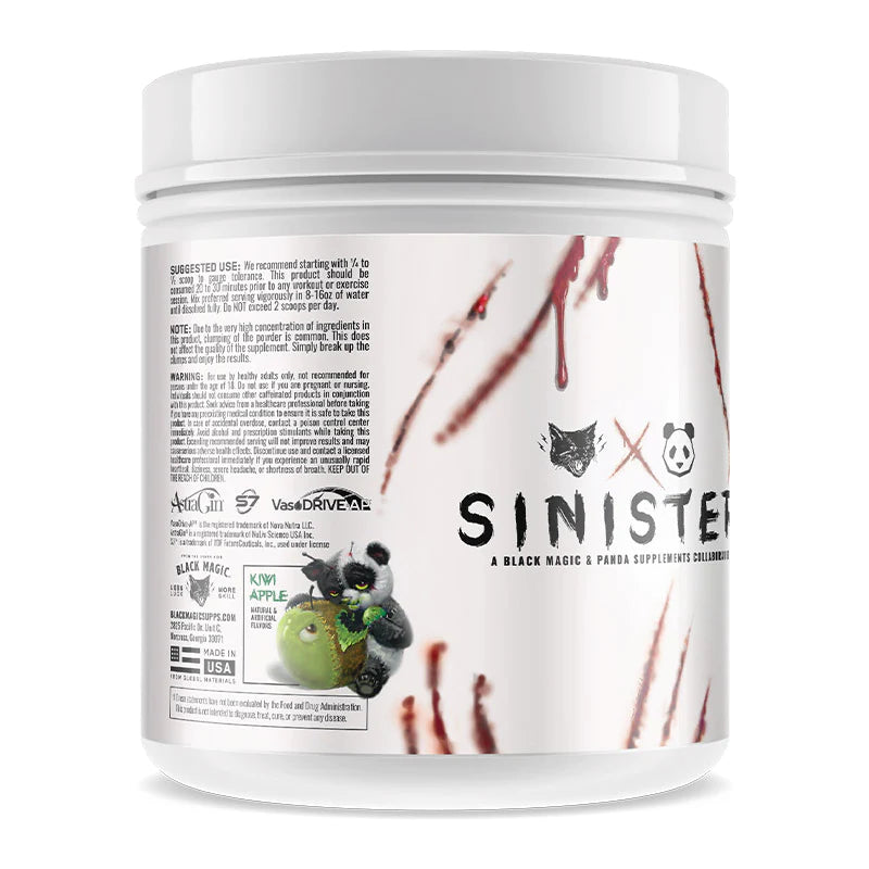 SINISTER LIMITED EDITION PRE WORKOUT
