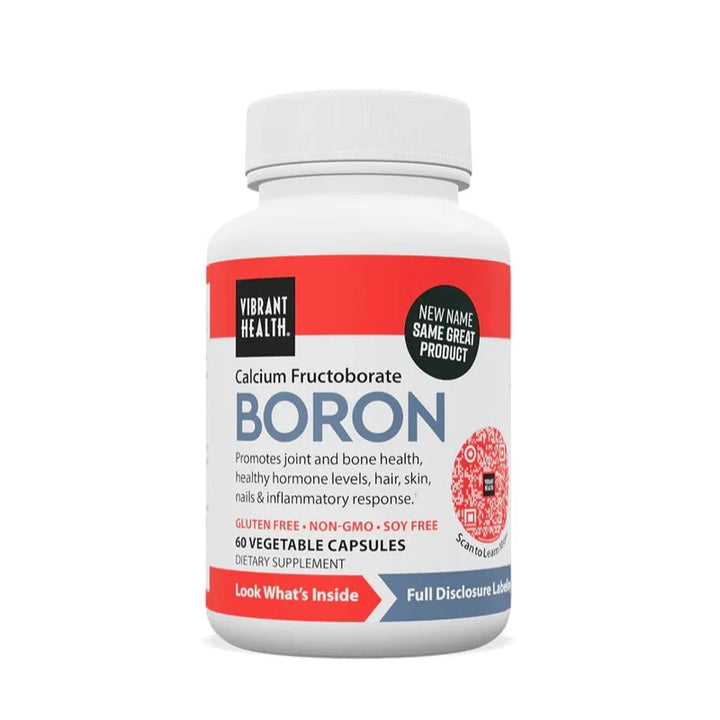 Vibrant health super natural boron joint support