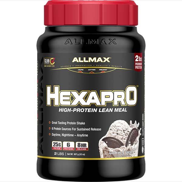 allmax hexapro cookies and cream