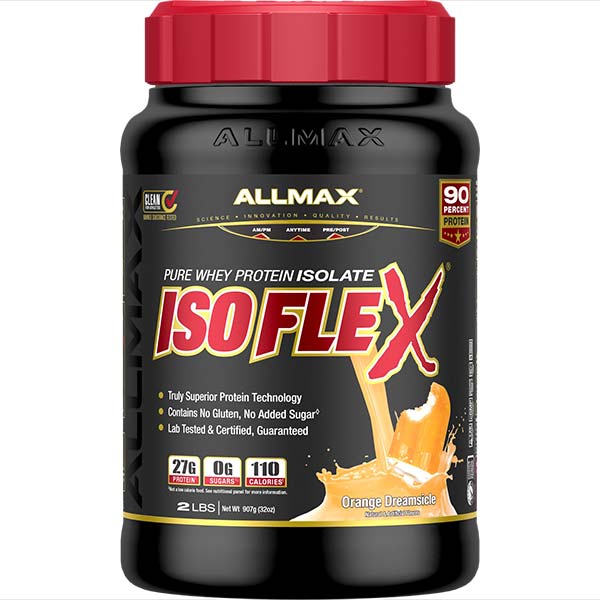 Allmax Isoflex protein 2lb orange dreamsicle