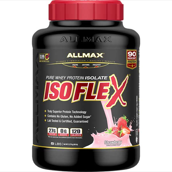 Allmax Isoflex protein 5lb strawberry