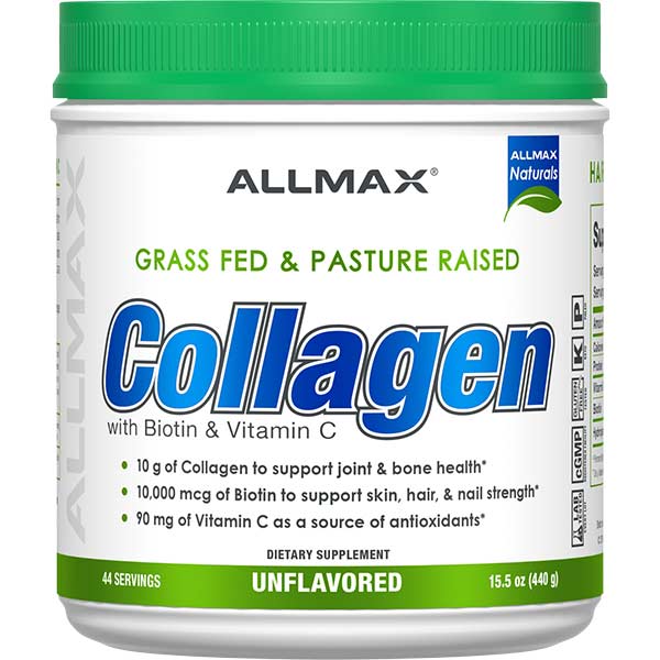 allmax grass fed collagen unflavored