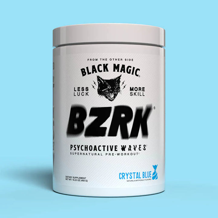 Black magic supply pre-workout BZRK crystal blue