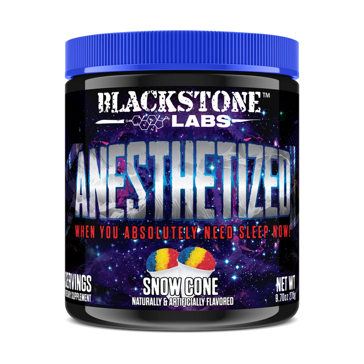 Black stone labs anesthetized sleep aid snow cone flavor