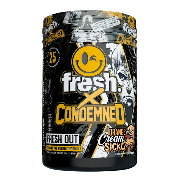 condemned labs x fresh Pre-workout fresh out