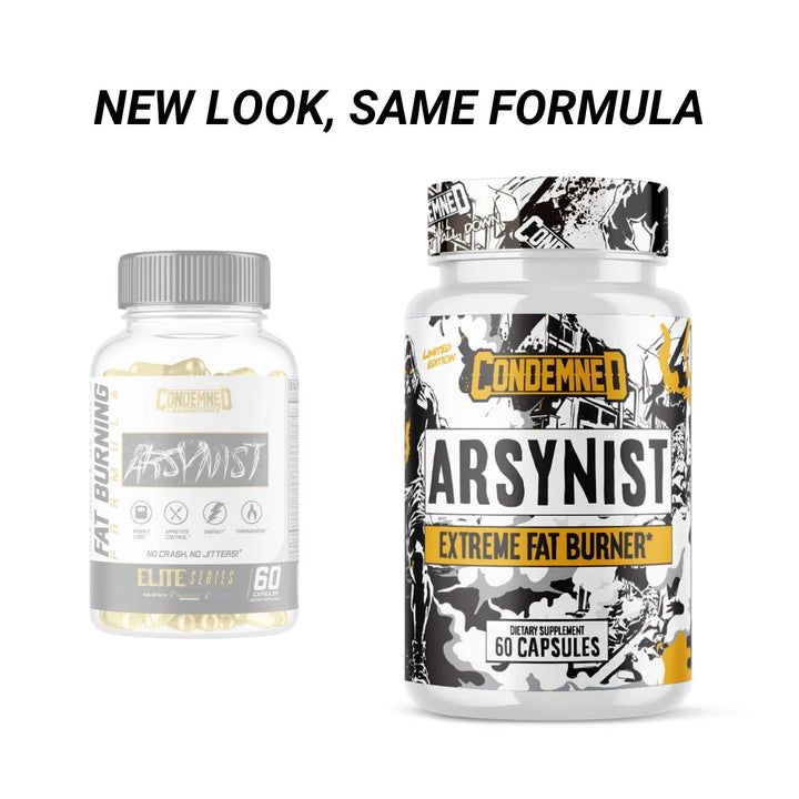 condemned labz arsynist Fat Burner new look same formula