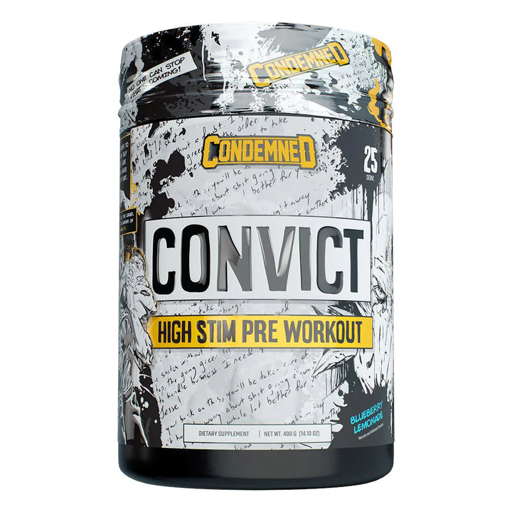 Condemned Labz convict pre-workout blueberry lemonade