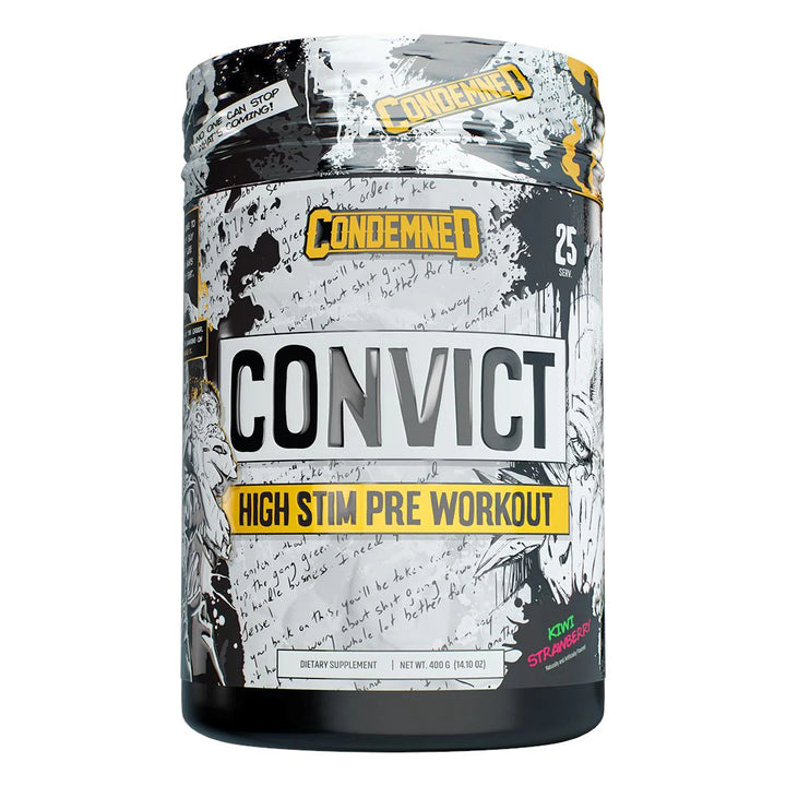 Condemned Labz convict pre-workout Kiwi strawberry