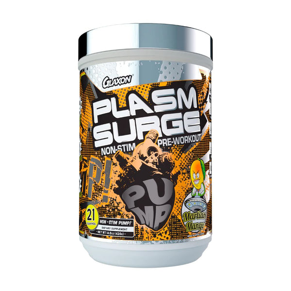 Glaxon plasm surge non stim pre-workout martian mango