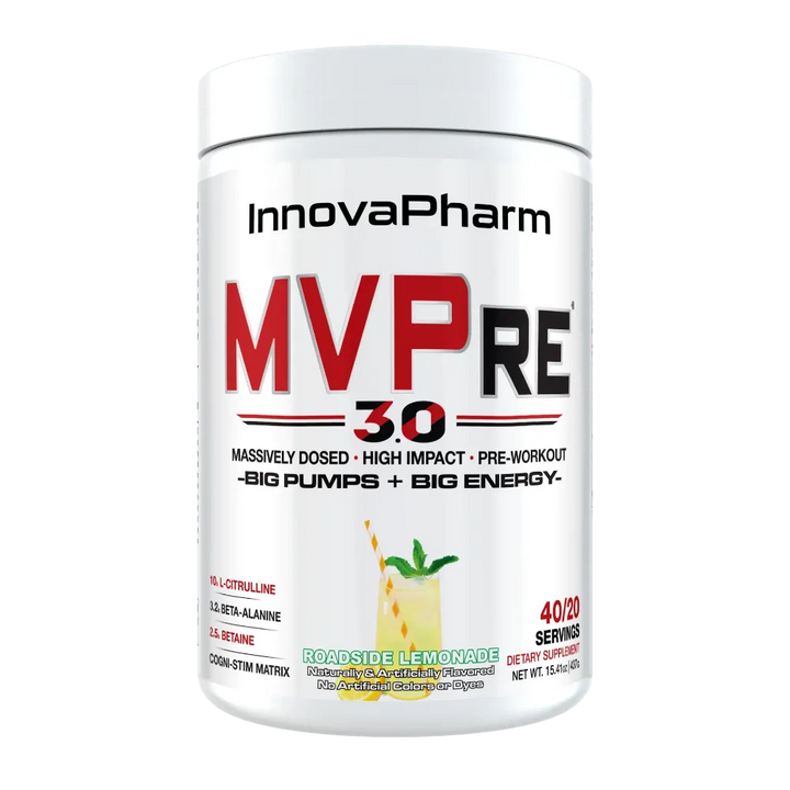 Innovapharm MVPre 3.0 pre-workout roadside lemonade