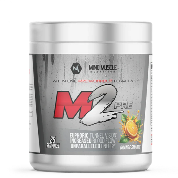 mind muscle nutrition M2 pre-workout orange smarty
