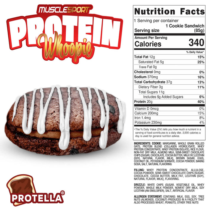 msuclesport protein Whoopie protella supp facts