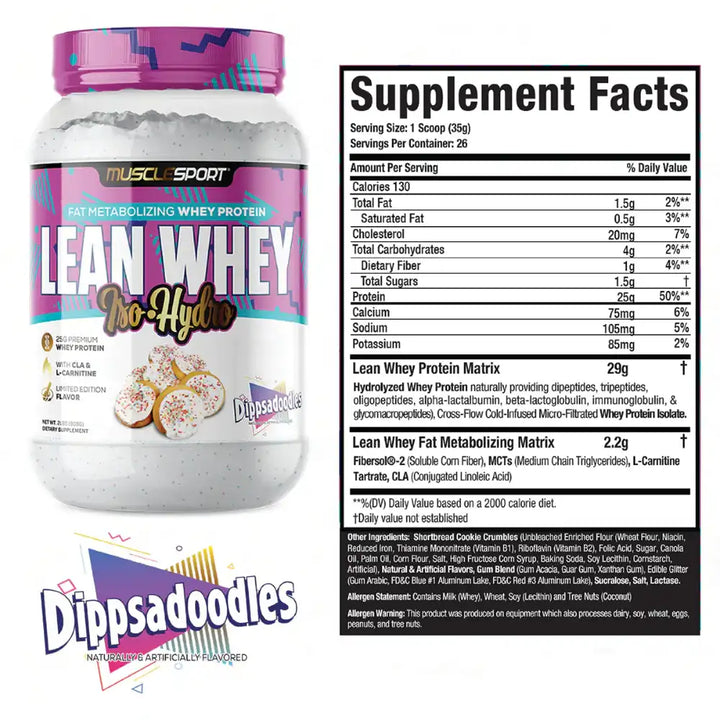 musclesport lean whey dippsadoodles protein
